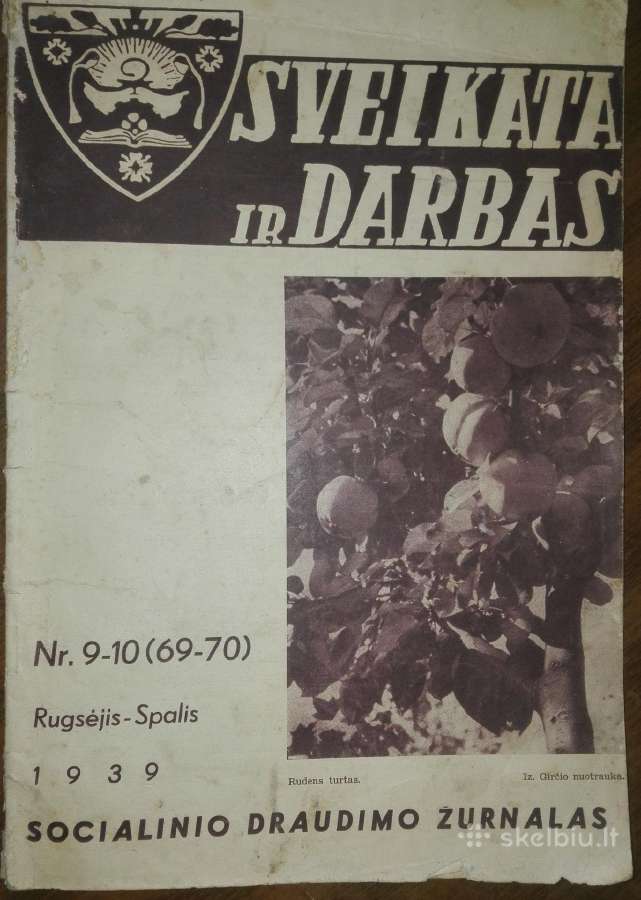 1266. Sveikata Ir Darbas antikvarinis-kolekcinis
