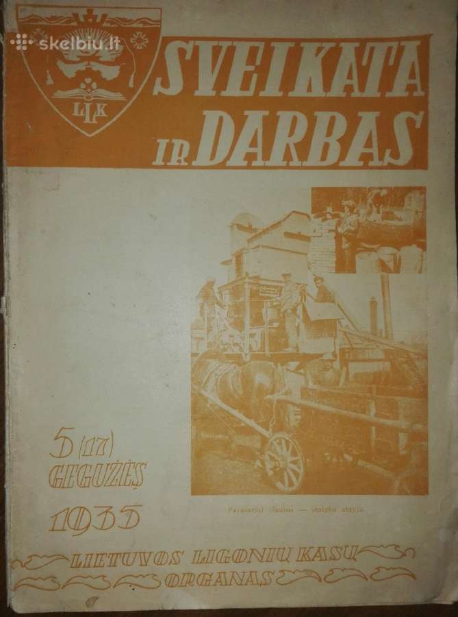 1266. Sveikata Ir Darbas antikvarinis-kolekcinis - nuotraukos Nr. 2