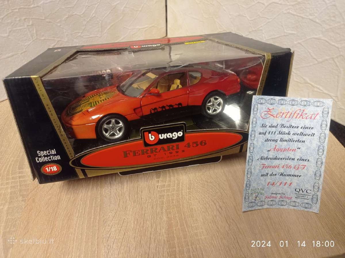 1992m. Ferrari Gt 456 1:18