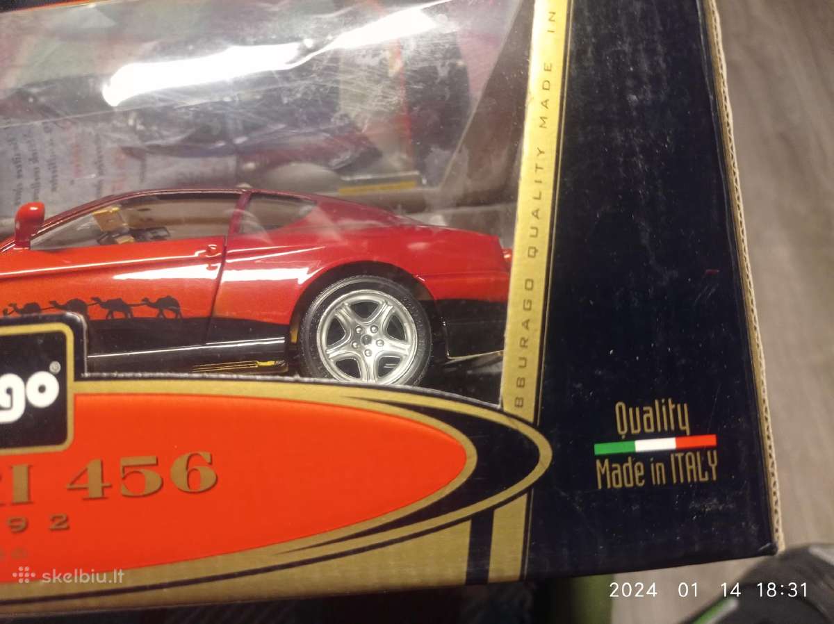 1992m. Ferrari Gt 456 1:18 - nuotraukos Nr. 6
