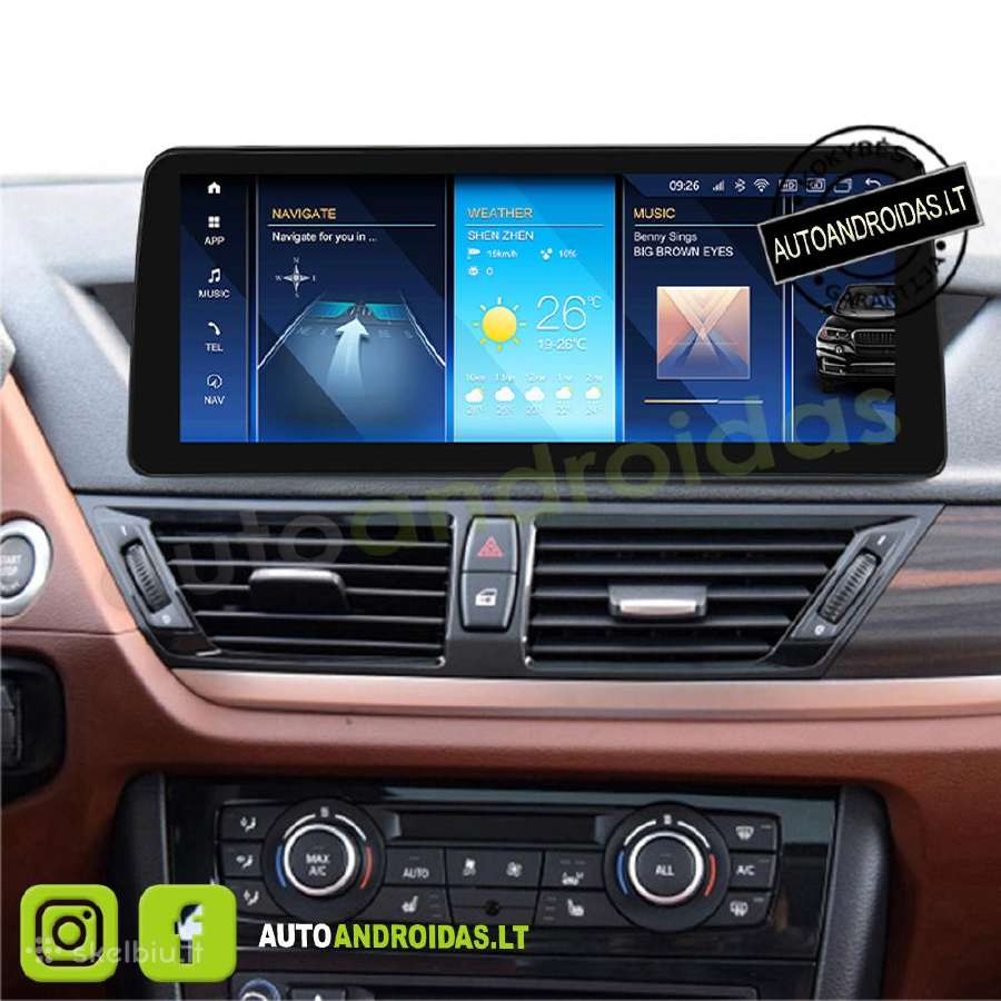 Bmw X1 E84 Android multimedia 12 colių ekranu - nuotraukos Nr. 2