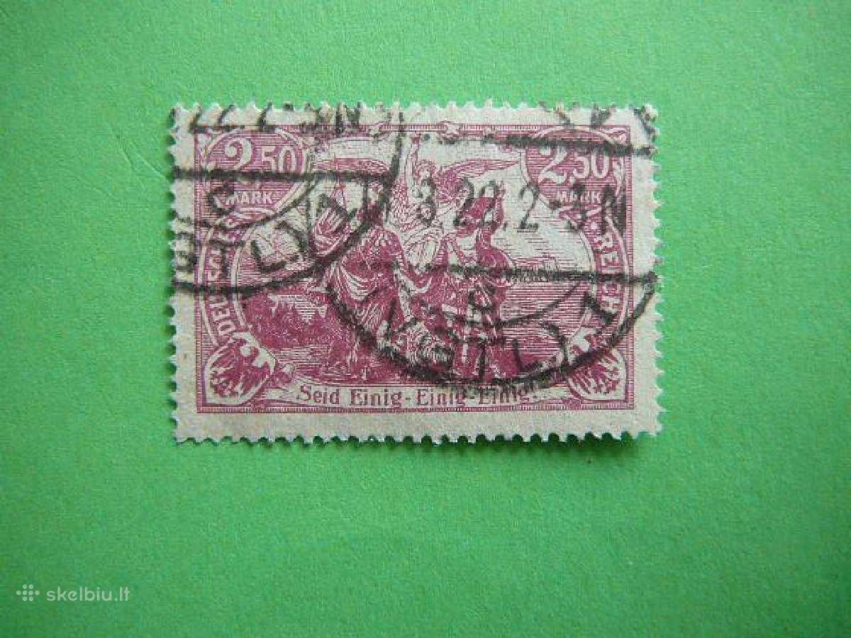Standartai Vokietija 1920 2.5m Wz1 vkt115a