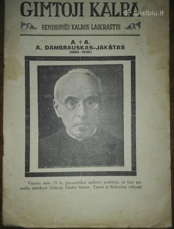 . Gimtoji Kalba antikvarinis-kolekcinis laikraštis