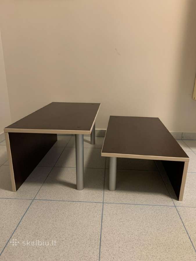 Pastatoma lentyna stovas stelažas tamsiai ruda - nuotraukos Nr. 11