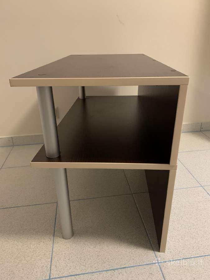 Pastatoma lentyna stovas stelažas tamsiai ruda - nuotraukos Nr. 12