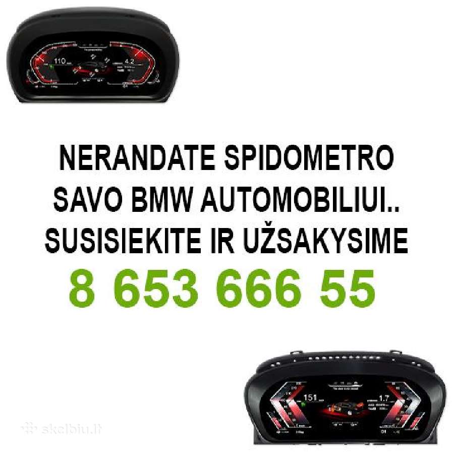 Bmw X1 E84 LCD spidometras prietaisų skydelis - nuotraukos Nr. 8