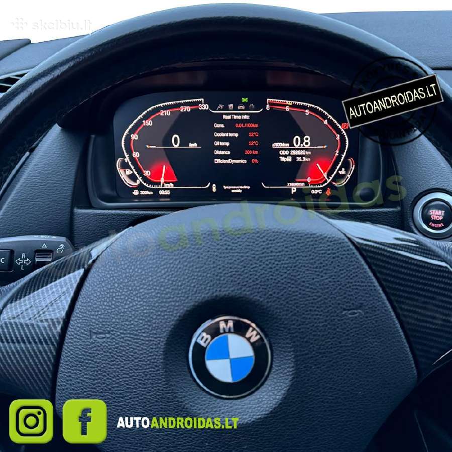 Bmw X1 E84 LCD spidometras prietaisų skydelis