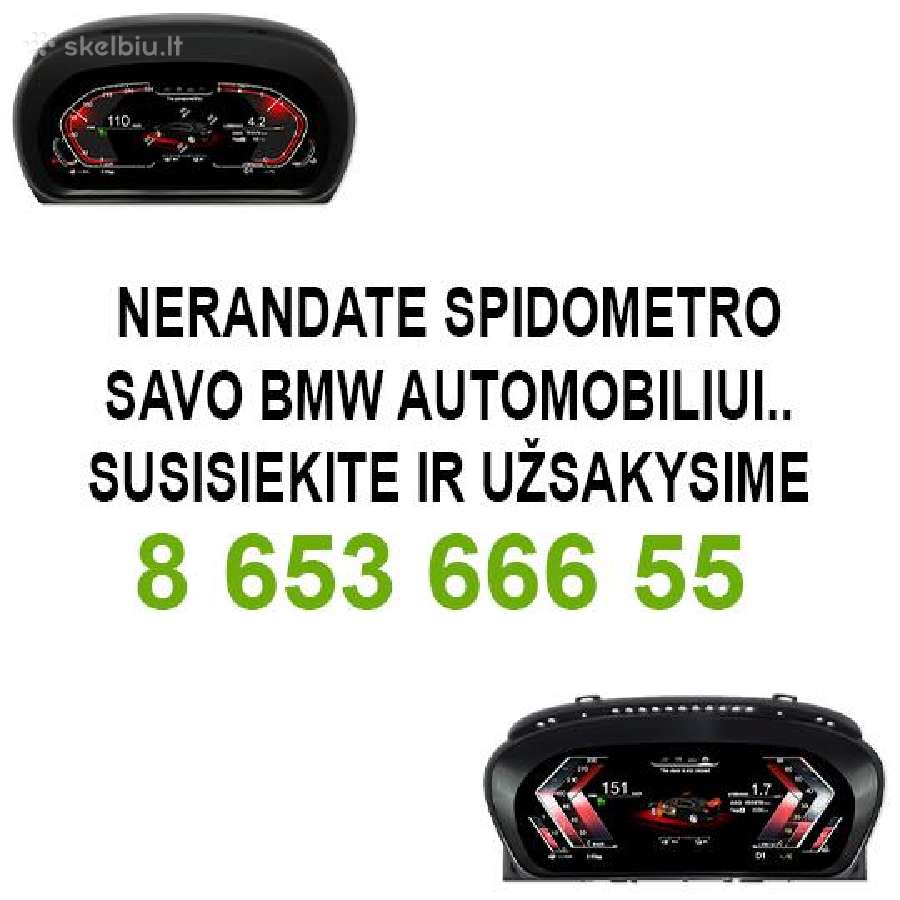 Bmw X1 E84 LCD spidometras prietaisų skydelis - nuotraukos Nr. 9
