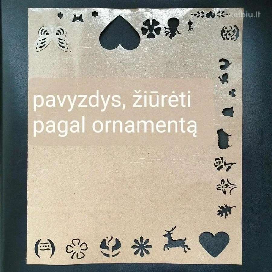 Dekoratyvinis skylamušis didelė širdis - nuotraukos Nr. 19