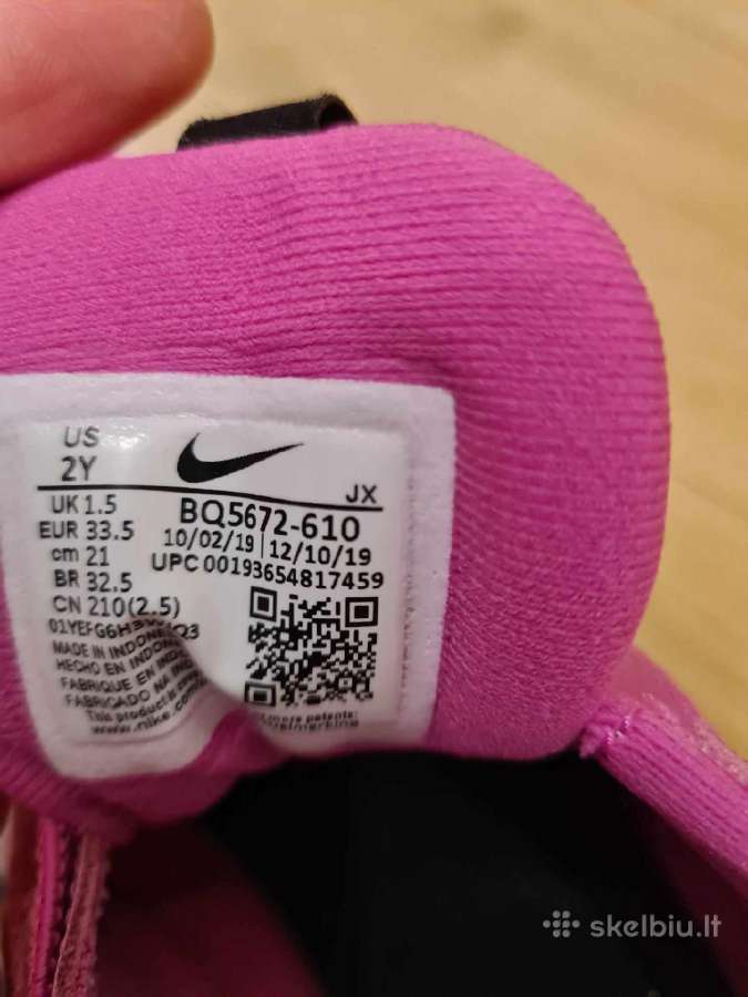 Vaikiški Sportiniai-bėgimo bateliai Nike 33,5 dydi - nuotraukos Nr. 4