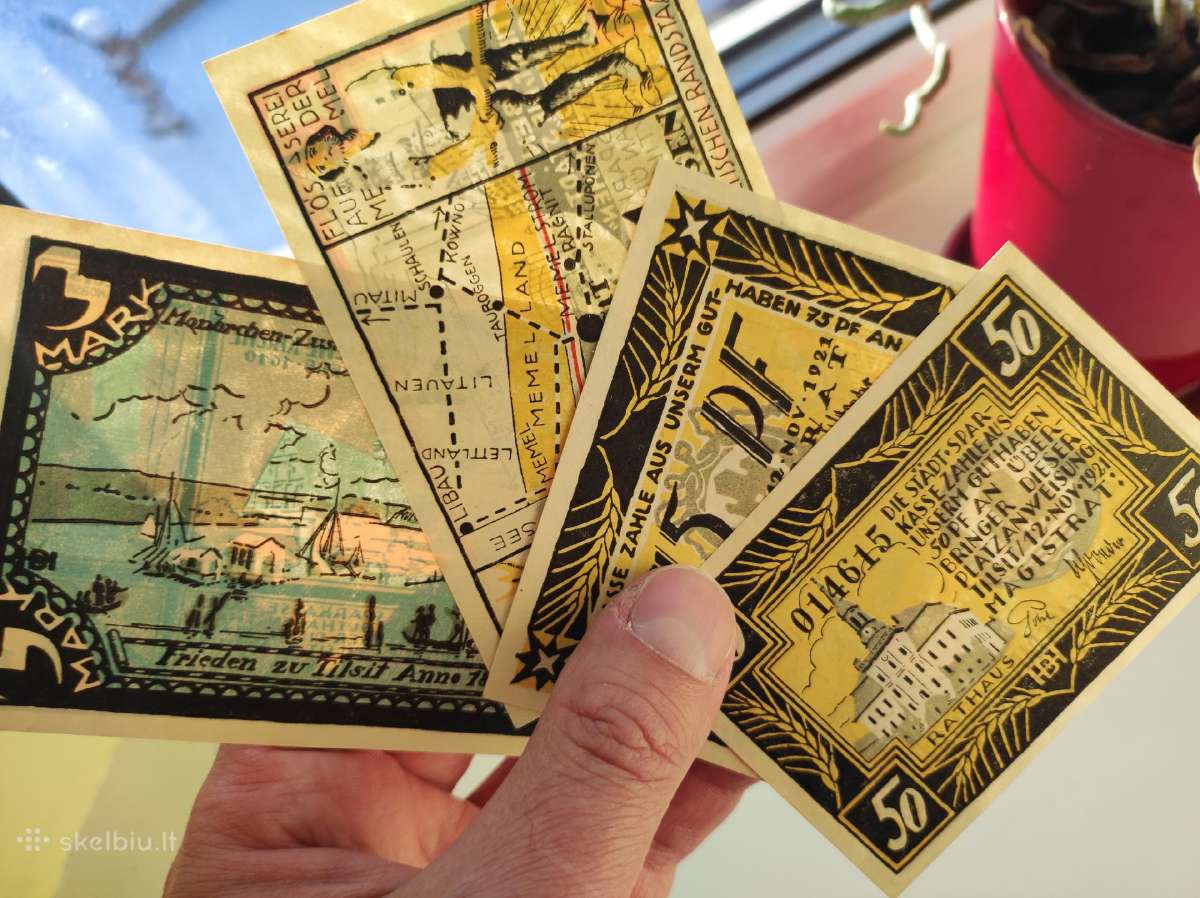 Tilžės 1921m banknotai (Lietuva) - nuotraukos Nr. 3