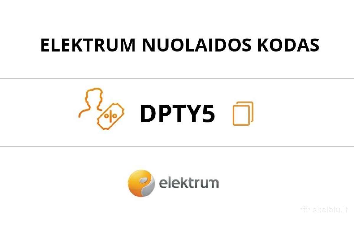 Elektrum nuolaidos kodas -9,99€
