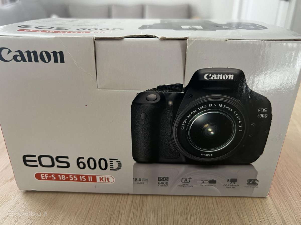 Canon EOS 600d - Skelbiu.lt