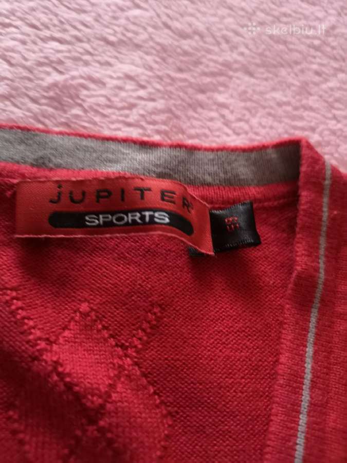 Raudonas vyriškas megztinis XXL dydžio