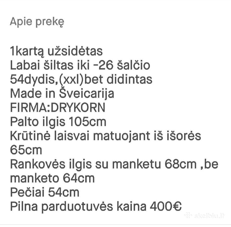Vyriškas šiltas paltas Drykorn Eu 54d - nuotraukos Nr. 2