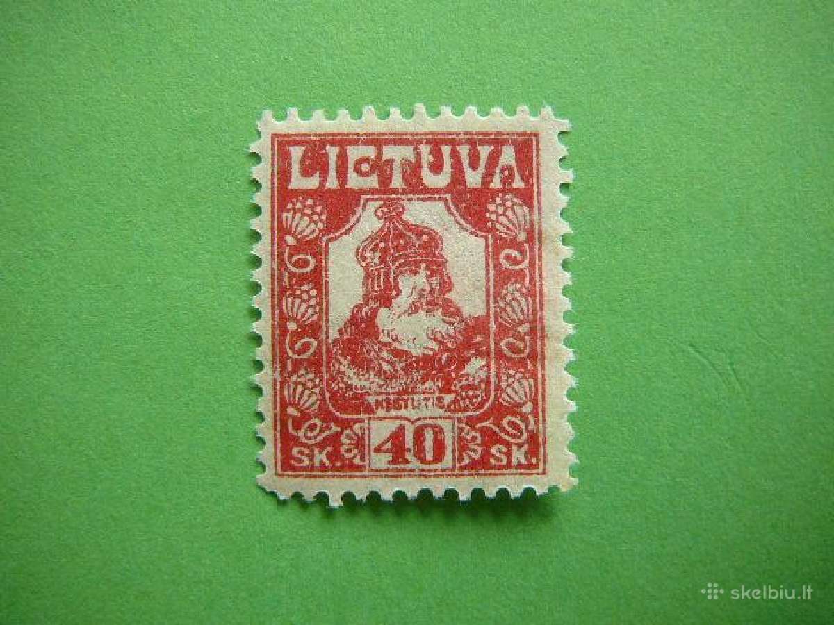 Lietuva 1921 Kestutis Mlh 40sk. lit91sp