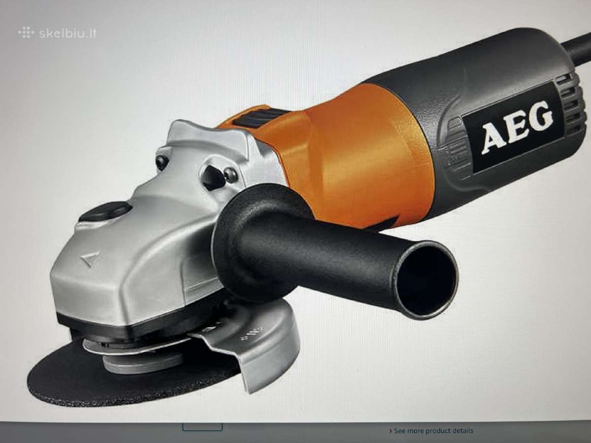 Kampinis šlifuoklis Aeg Ws 8-115s - nuotraukos Nr. 6