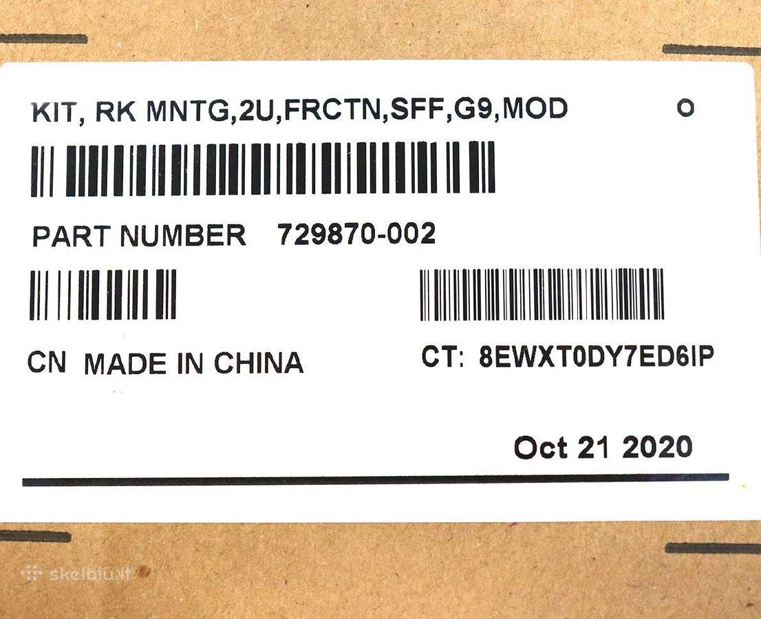 Dell Hpe Sff Lff Dl180 Dl380 Dl560 G8 G9 G10 Rails - nuotraukos Nr. 5