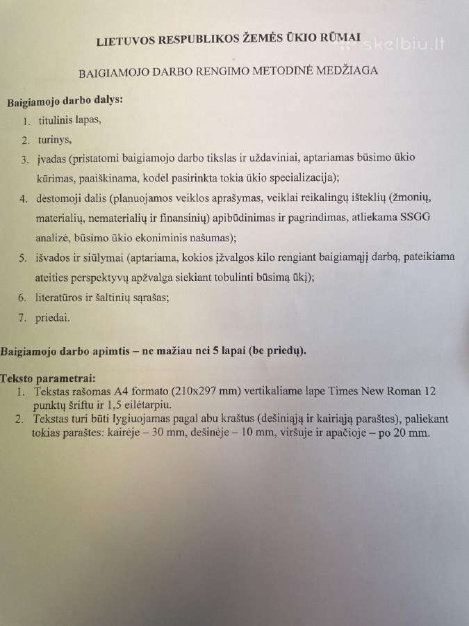 Ūkininko pradmenys. Ūkininko pažymėjimas. - nuotraukos Nr. 2