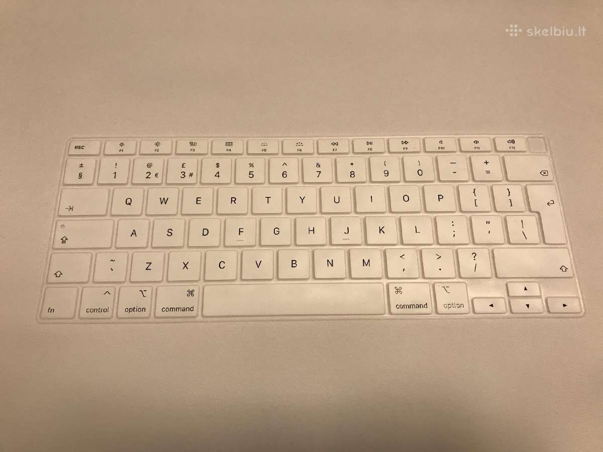 MacBook klaviaturos apsauga