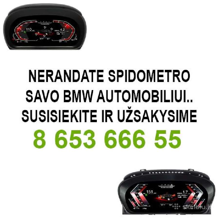 Bmw F/5/6/7 X3 X5 X6 spidometras-prietaisų skydeli - nuotraukos Nr. 8