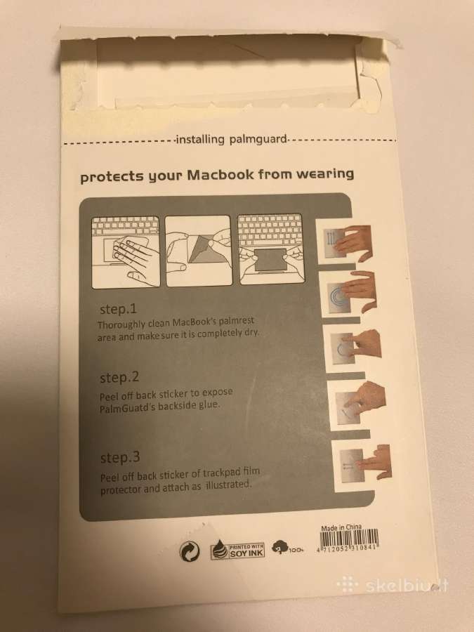 Mackbook valdymo pultelio/peles apsauga - nuotraukos Nr. 4