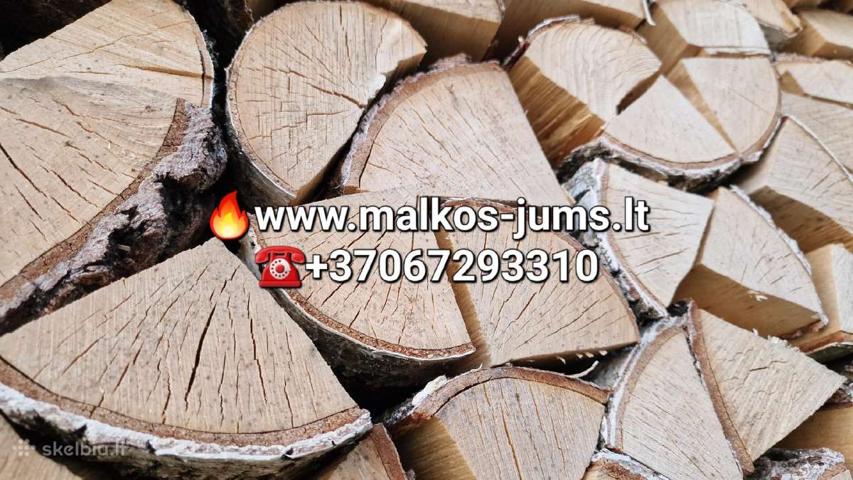 Malkos Vilniuje Sausos malkos kapotos malkos - nuotraukos Nr. 2