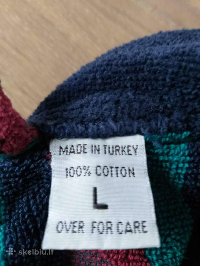 Kilpinis chalatas gamintojas Turkija,100% Gotton. - nuotraukos Nr. 3