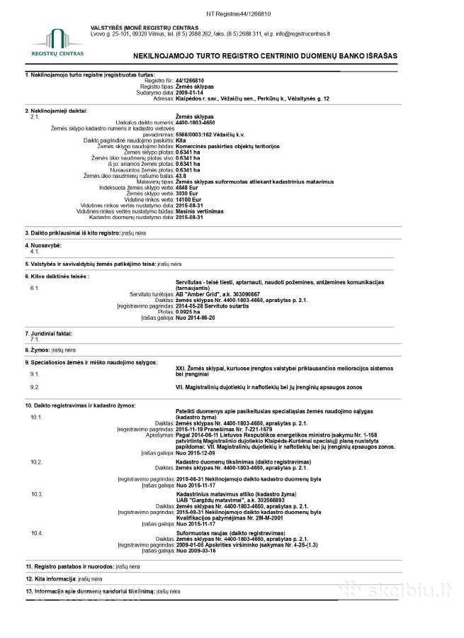 Komercinės paskirties žemės sklypas - nuotraukos Nr. 2