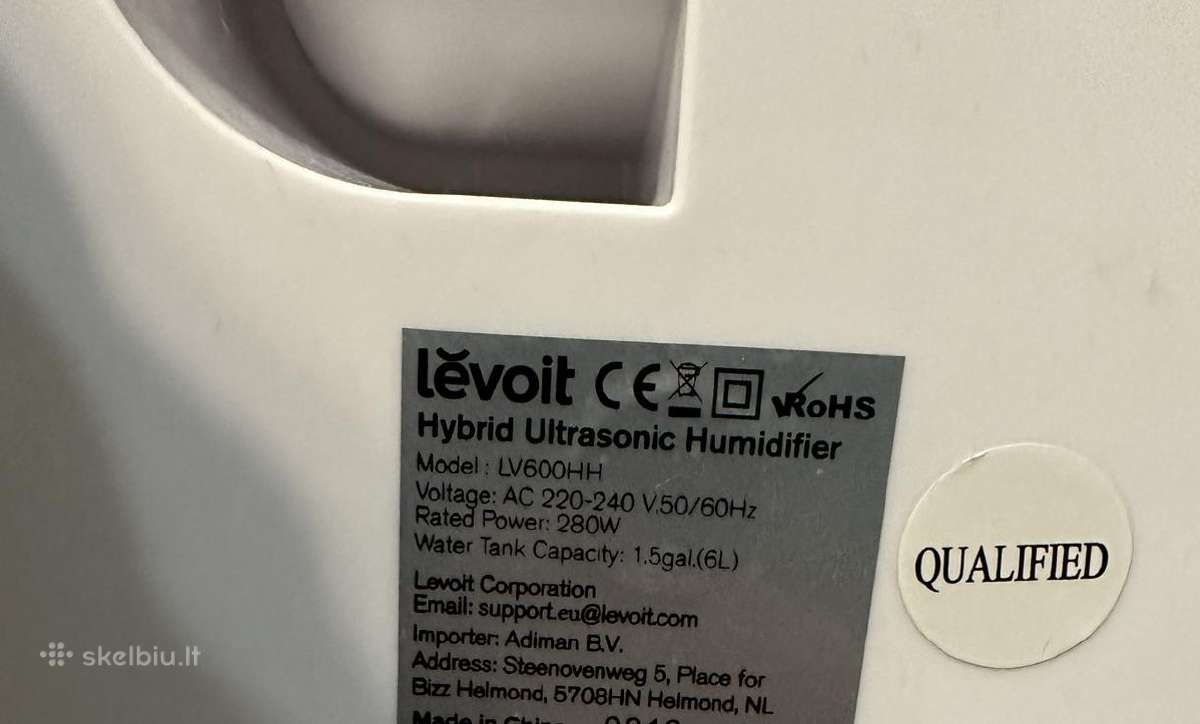 Levoit ultragarsinis oro drėkintuvas Lv600hh - nuotraukos Nr. 8