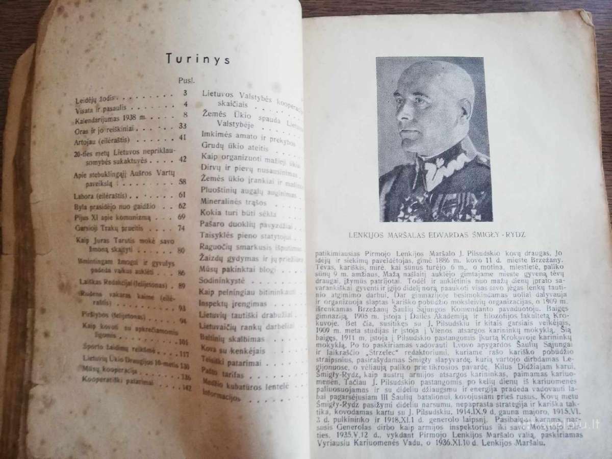 Ukininku kalendorius.1938/37m - nuotraukos Nr. 2