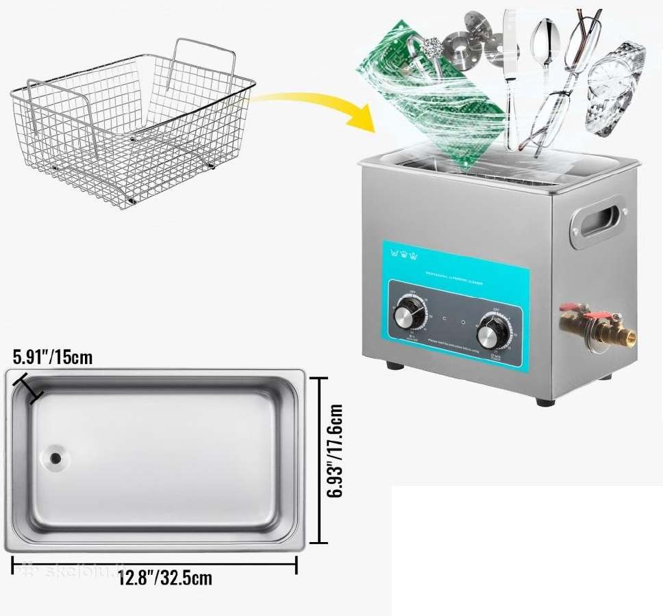 Ultragarsinė vonelė 6,5l 180w - nuotraukos Nr. 2