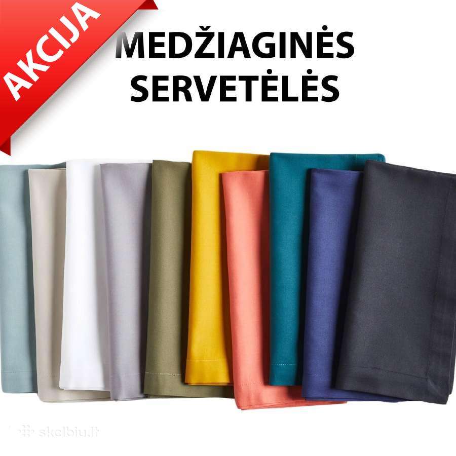Medžiaginės servetėlės 40x40