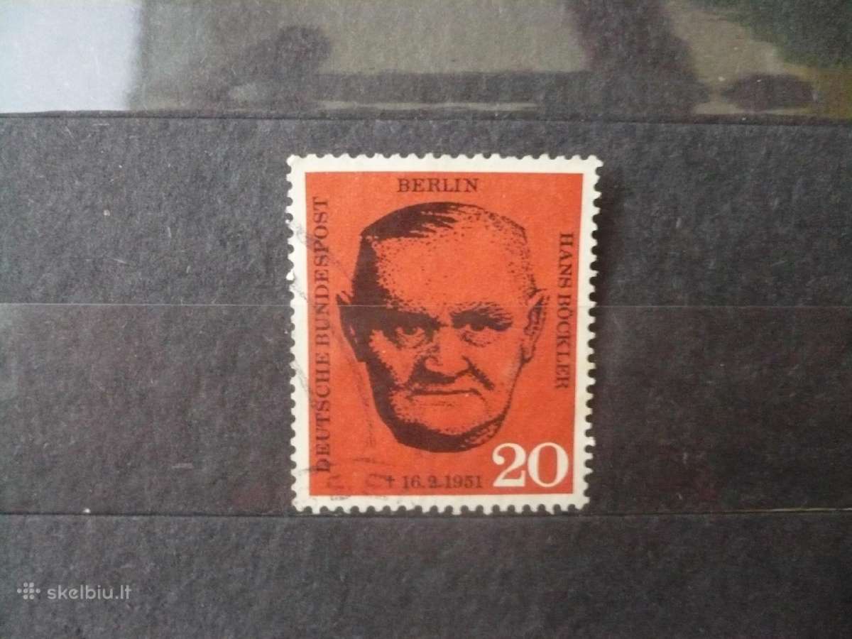 1961 Profesinės sąjungos vadovas Hansas Böckleris
