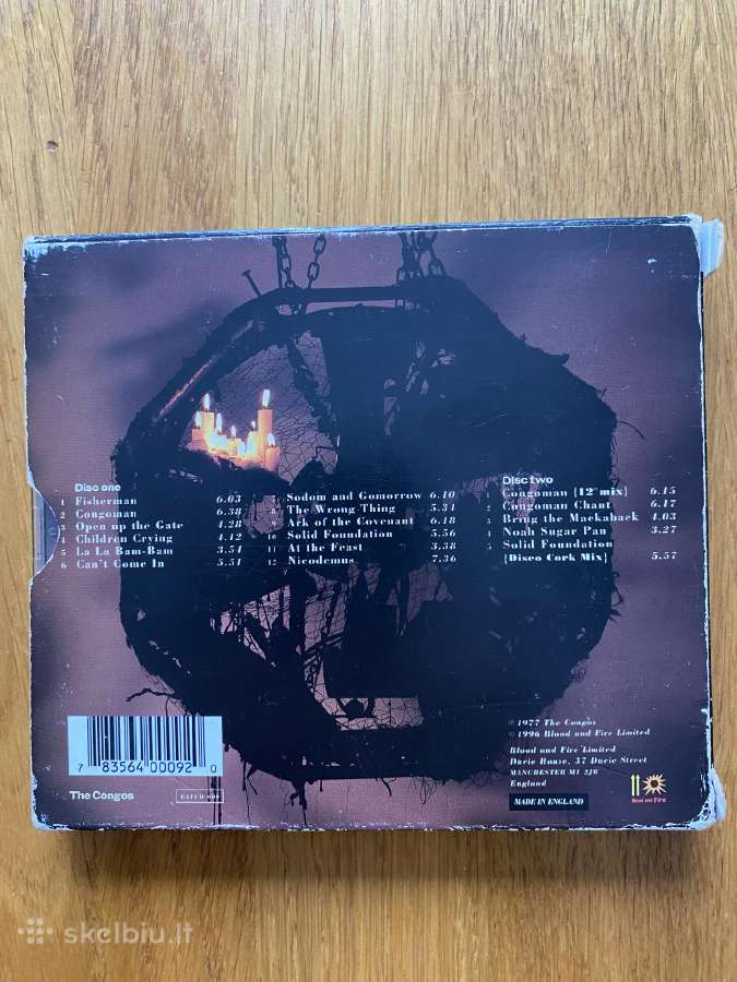 Originalus The Congos "Heart of the Congos" 2XCd - nuotraukos Nr. 2