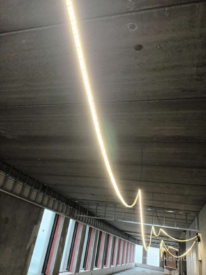 LED lauko juosta,dviguba,hermetinė,balta 220v - nuotraukos Nr. 4