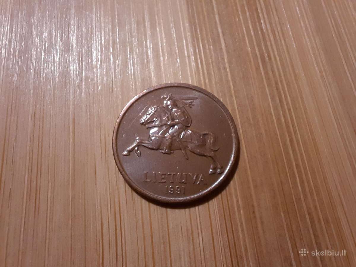 50 centu 1991 Lietuva - nuotraukos Nr. 2