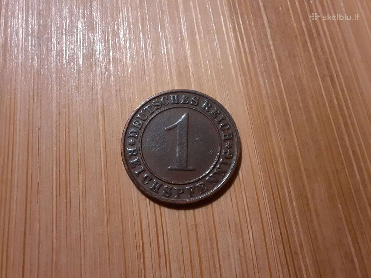 1 reichspfennig 1936 G Vokietija