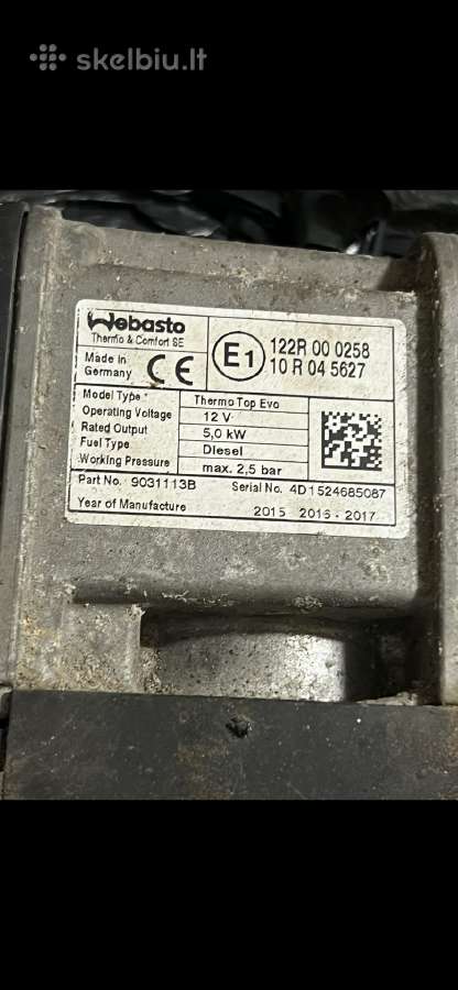VW Passat B8 dalys,skoda kompas,auris bag.kilimas - nuotraukos Nr. 20