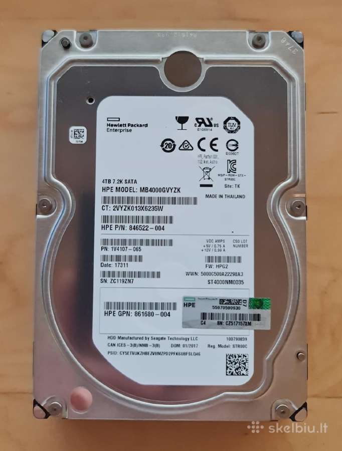 2.5" 3.5" Sata HDD 1tb 2tb 3tb 4tb 6tb 8tb 10-32tb - nuotraukos Nr. 7