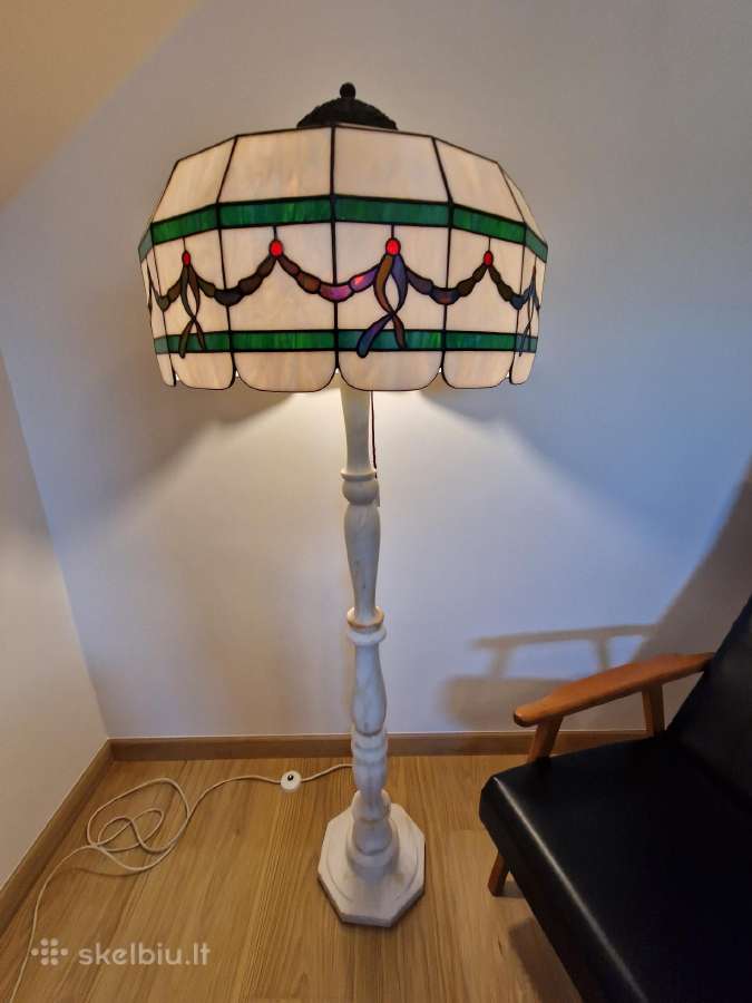 Vintažinis mid century Tiffany st. toršeras - nuotraukos Nr. 9