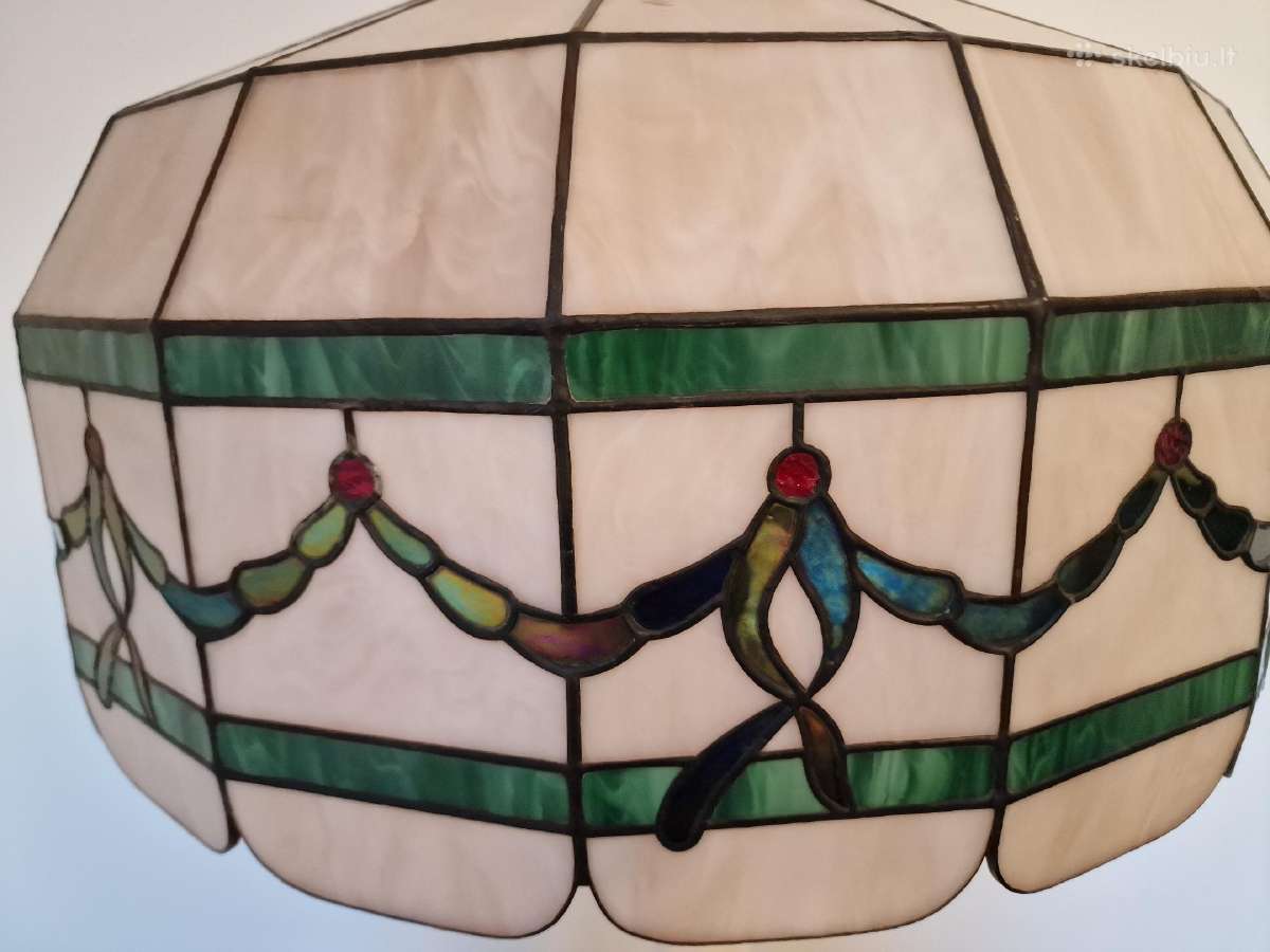 Vintažinis mid century Tiffany st. toršeras