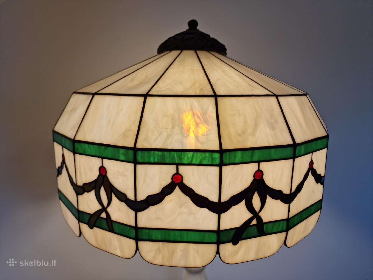 Vintažinis mid century Tiffany st. toršeras - nuotraukos Nr. 19