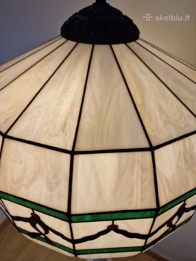 Vintažinis mid century Tiffany st. toršeras - nuotraukos Nr. 20