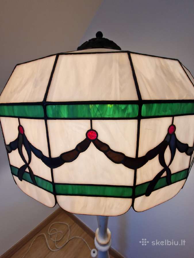 Vintažinis mid century Tiffany st. toršeras - nuotraukos Nr. 22
