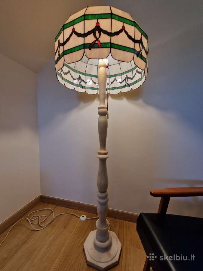 Vintažinis mid century Tiffany st. toršeras - nuotraukos Nr. 25