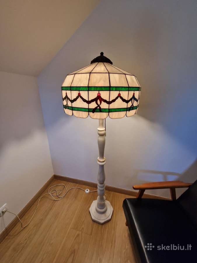 Vintažinis mid century Tiffany st. toršeras - nuotraukos Nr. 27