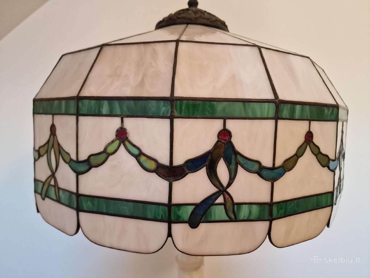 Vintažinis mid century Tiffany st. toršeras - nuotraukos Nr. 28