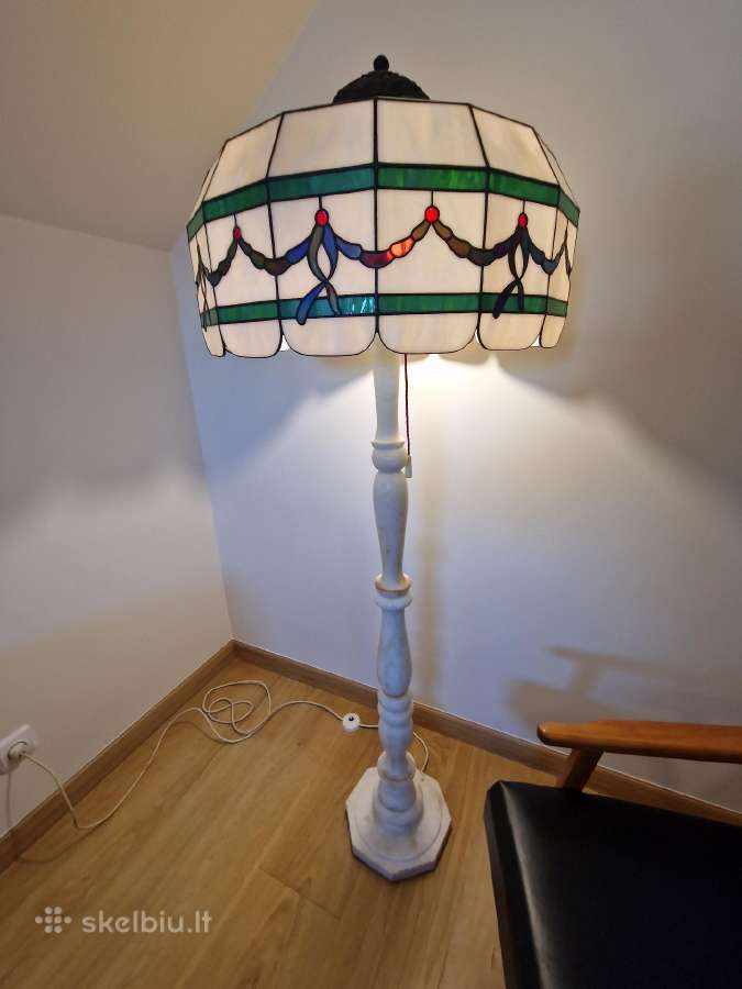 Vintažinis mid century Tiffany st. toršeras - nuotraukos Nr. 30
