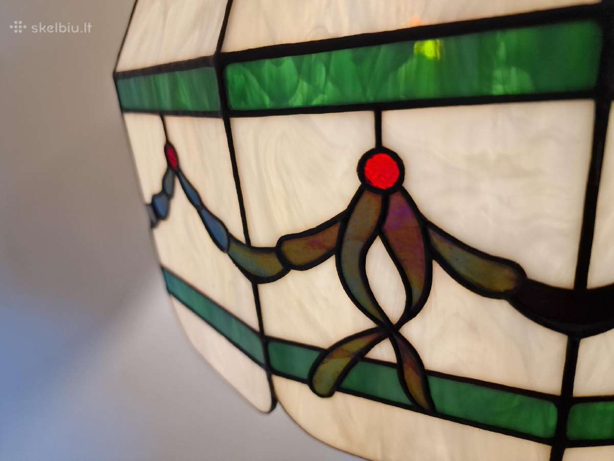 Vintažinis mid century Tiffany st. toršeras - nuotraukos Nr. 32